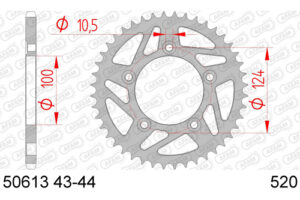 ZAHNKRANZ STAHL 520 (50613-46 / 50-32152)