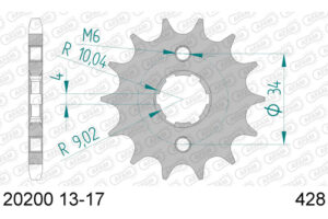 RITZEL 428 (20200-17 / 50-15001-17 / JTF259.17)