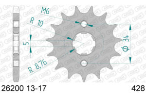 RITZEL 428 (26200-16 / 50-15014-16 / JTF264.16)