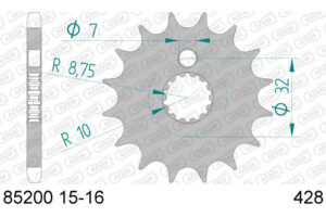 RITZEL 428 (85200-16 / JTF558.16)
