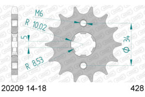 RITZEL 428 (20209-17 / 50-15027-17 / JTF1264.17)