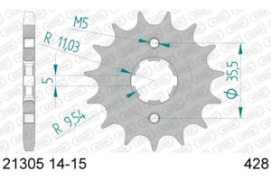 RITZEL 428 (21305-14 / 50-15030-14 / JTF1559.14)