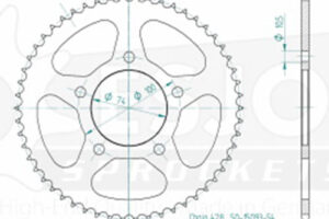 ZAHNKRANZ STAHL 428 (50-15093-54)