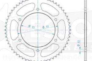 ZAHNKRANZ STAHL 428 (50-15100-58)