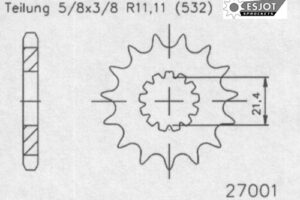RITZEL 532 (50-27001-15 / JTF440.15)
