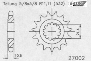 RITZEL 532 (50-27002-17 / JTF584.17)
