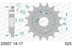 RITZEL 525 (20507-15 / 50-29005-15 / JTF296.15)