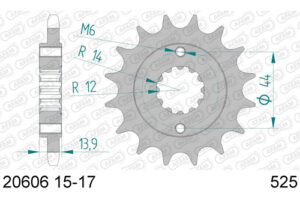 RITZEL 525 (20606-15 / 50-29008-15 / JTF314.15)