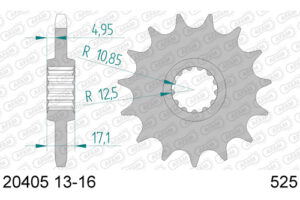 RITZEL 525 (20405-14 / 50-29009-14 / JTF297.14)