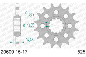 RITZEL 525 (20609-17 / 50-29012-17 / JTF1332.17)