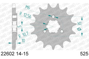 RITZEL 525 (22602-14 / 50-29015-14 / JTF1448.14)