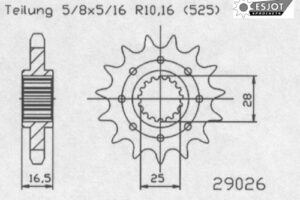 RITZEL 525 (50-29026-13)