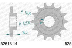 RITZEL 525 (52613-14 / 50-29036-14 / JTF741.14)