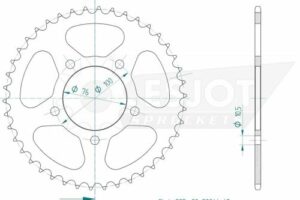 ZAHNKRANZ STAHL 525 (50-29044-39)