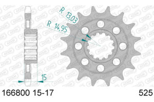 RITZEL 525 (166800-17 / 50-29045-17 / JTF404.17)