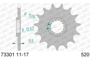 RITZEL 520 (73301-13 / 50-32024-13 / JTF1901-13)