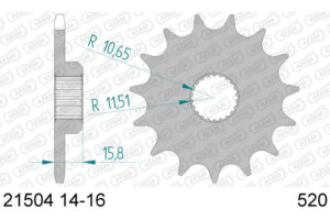 RITZEL 520 (21504-16 / 50-32028-16 / JTF577.16)