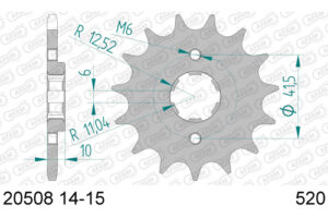 RITZEL 520 (20508-15 / 50-32030-15 / JTF306.15)