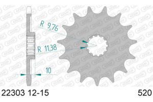RITZEL 520 (22303-15 / 50-32032-15S / JTF432.15)
