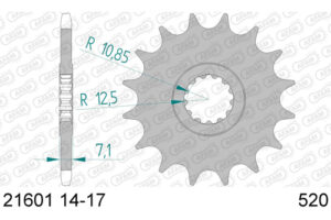 RITZEL 520 (21601-17 / 50-32035-17S / JTF578.17)