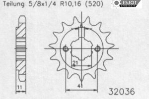 RITZEL 520 (50-32036-14 / JTF283.14)