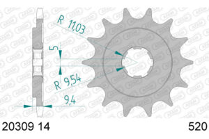 RITZEL 520 (20309-14 / 50-32043-14 / JTF337.14)