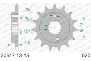RITZEL 520 (20517-15 / 50-32050-15 / JTF1307.15)