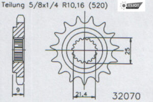 RITZEL 520 (50-32070-17 / JTF512.17)