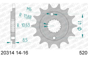 RITZEL 520 (20314-15 / 50-32078-15 / JTF1322.15)