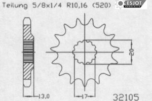 RITZEL 520 (50-32105-13)