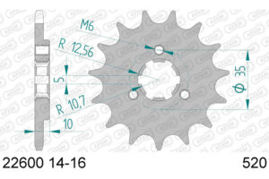 RITZEL 520 (22600-16 / 50-32114-16 / JTF728.16)
