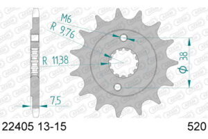 RITZEL 520 (22405-15 / 50-32122-15 / JTF1401.15)