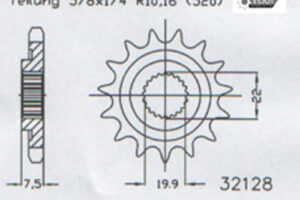 RITZEL 520 (50-32128-12 / JTF1323.12)