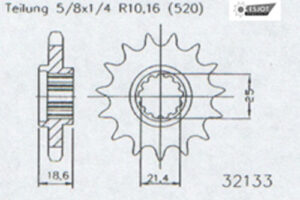 RITZEL 520 (50-32133-13 / JTF1538.13)