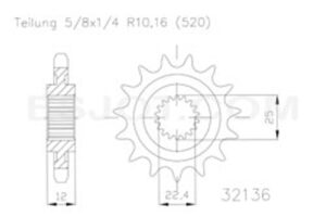 RITZEL 520 (50-32136-13)