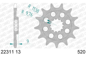 RITZEL 520 (22311-13 / 50-32169-13S / JTF1442.13SC)
