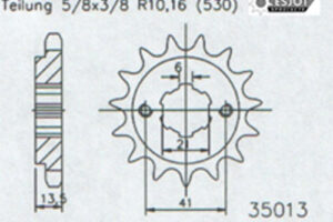 RITZEL 530 (50-35013-16 / JTF286.16)