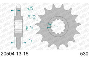 RITZEL 530 (20504-14 / 50-35018-14 / JTF295.14)