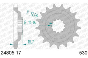 RITZEL 530 (24805-17 / 50-35031-17 / JTF527.17)