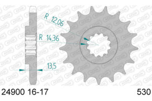 RITZEL 530 (24900-17 / 50-35032-17 / JTF1529.17)