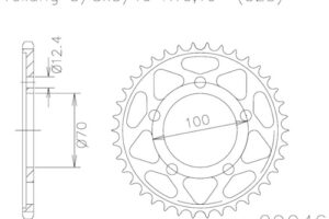 ZAHNKRANZ ALU 525 (51-29046-46)