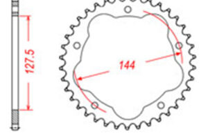 ZAHNKRANZ ALU 525 (JTA752.39)