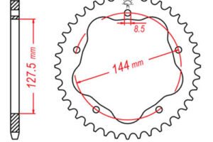 ZAHNKRANZ ALU 525 (JTA752 42)