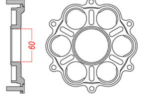 ZAHNKRANZTRÄGER DUCATI