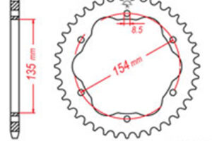 ZAHNKRANZ ALU 520 (JTA762.40)