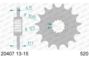 RITZEL 520 (20407-15 / JTF1381.15 / 50-32165-15)