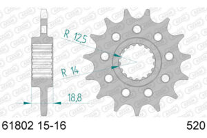 RITZEL 520 (61802-16 / 50-32167-16 / JTF705.16)