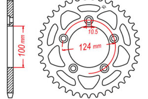 ZAHNKRANZ STAHL 520 (JTR746.48 / 50-32152-48)