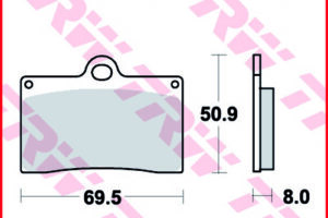 TRW BREMSBELÄGE RACING SRQ