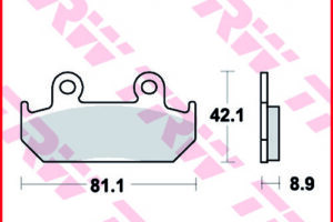 TRW BREMSBELÄGE RACING SRQ